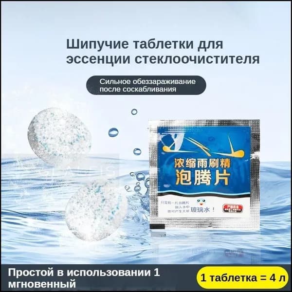 Жидкость стеклоомывателя Концентрат до -45°С, 20 шт.