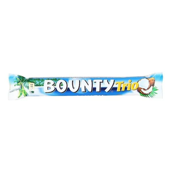 Шоколадный батончик Bounty Trio 82,5 г