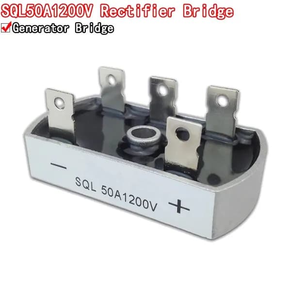 50A 1200V Алюминиевый Металлический Корпус 3-Фазный Диодный Мостовой Выпрямитель 50Amp SQL50A Модуль