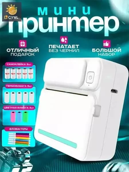 Мини-принтер термо, Монохромный