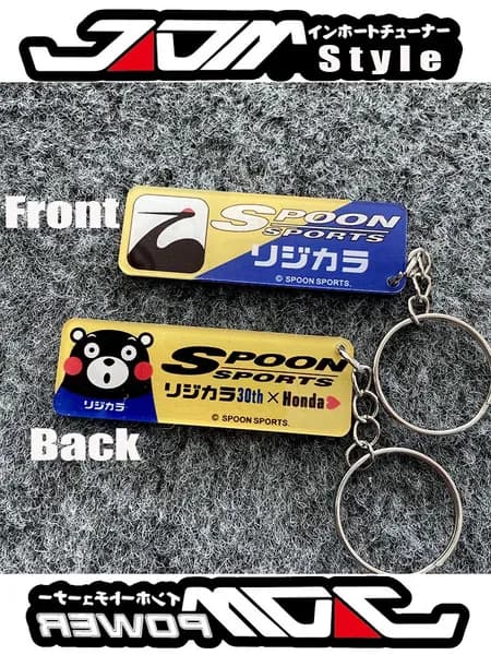 JDM Spoon акриловый брелок для ключей 6*2cm