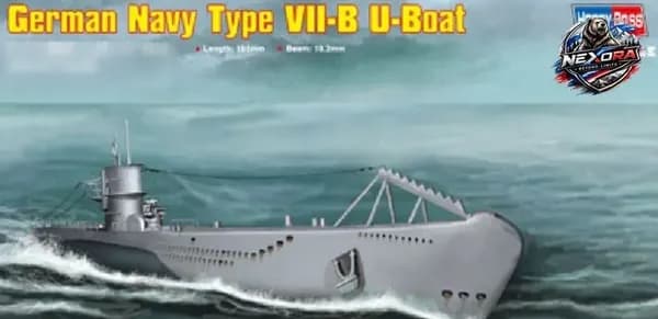 HOBBYBOSS 83504 1/350 Немецкая подводная лодка типа VII-B высшего сборная модель корабля