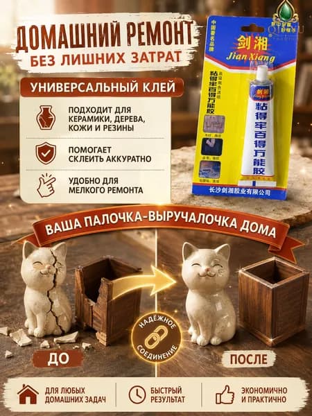 Клей строительный 30 мл, 1 шт.