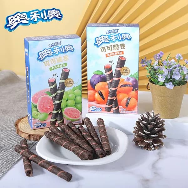 Сердечное печенье - со вкусом гуавы и зеленого винограда