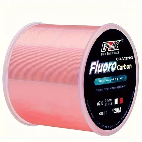 FTK Флюорокарбоновая леска для рыбалки, размотка: 120 м, толщина: 0.26 мм