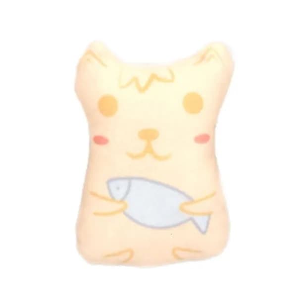 Плюшевая мышь для кошек, игрушка для игр и жевания, улучшающая активность, - A