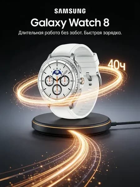 Galaxy Watch 8 LTE большой объем памяти приложения