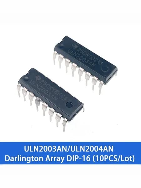 Микросхемы ULN2004AN DIP-16 набор из 10 шт. дарлингтонный драйвер