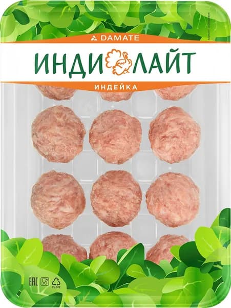 Фрикадельки из индейки 300 г, Индилайт, охлажденные