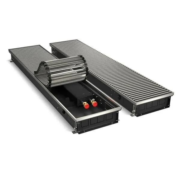 Водяной конвектор Royal Thermo ATRIUM-75/200/2000-DG-U-NA, внутрипольный с естественной конвекцией с решеткой (без вентилятора)