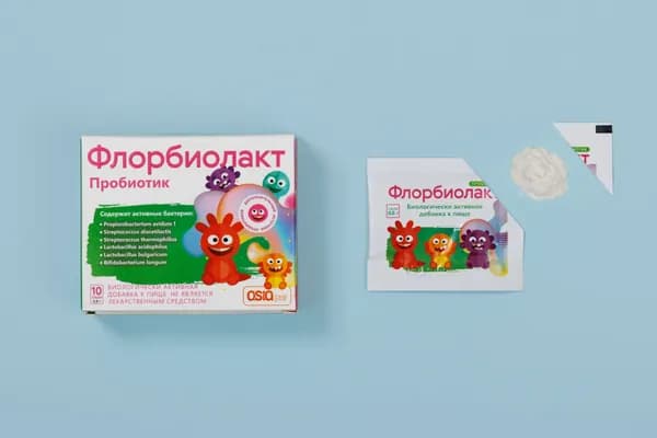 Флорбиолакт лакто и бифидобактериии в саше по 10 шт. пробиотики