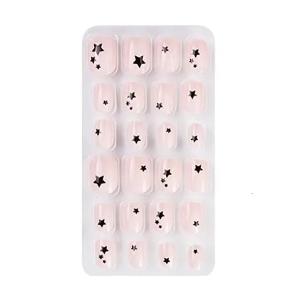 Детские накладные ногти Candy Nails, розовые, - 37