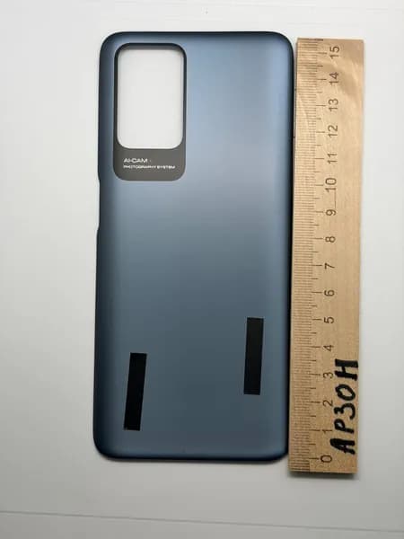 Задняя крышка для Xiaomi Redmi 10 (21061119DG) Углеродный серый Carbon Gray