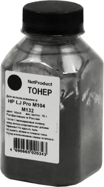 Тонер NetProduct для HP M104/M132 70гр.