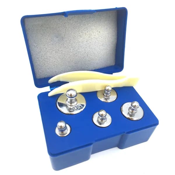 5pcs/set Масштаб весов наборы Калибровочные гири,1x50 г, 2x20 г, 1x10 г, 1x5 г