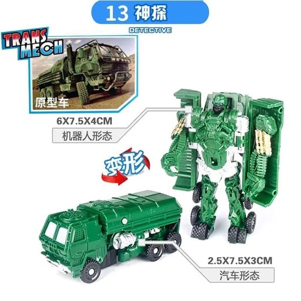 1toy Звёздный защитник, робот-трансформер 9 см, собирается в грузовик, коробка