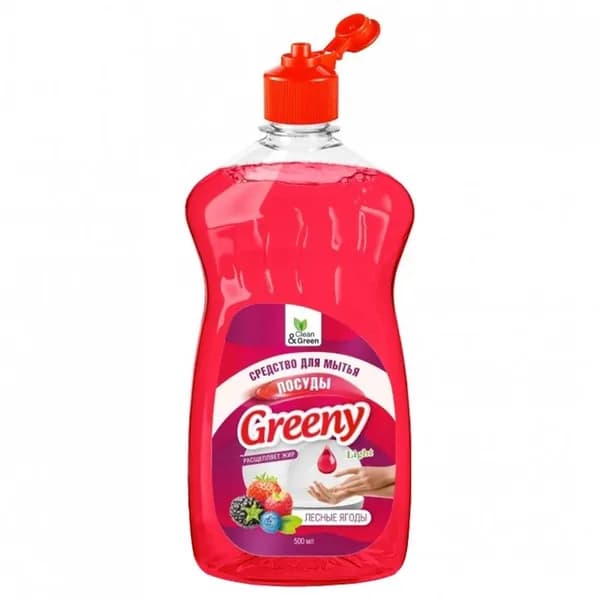 Clean&Green Средство для мытья посуды Лесные ягоды, 500 мл