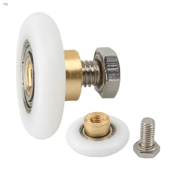 Запасные части роликов для душевой двери, направляющие, колеса 27mm
