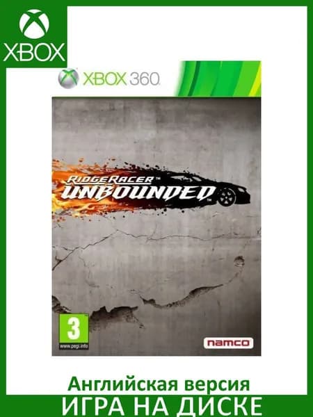Игра Ridge Racer Unbounded Xbox 360 Диск Английская версия