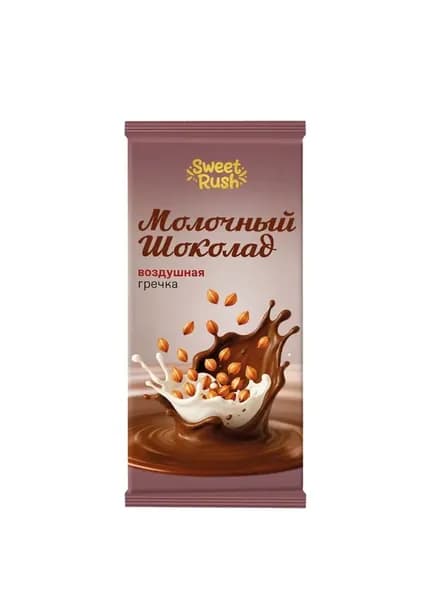 Шоколад молочный с воздушной гречкой
