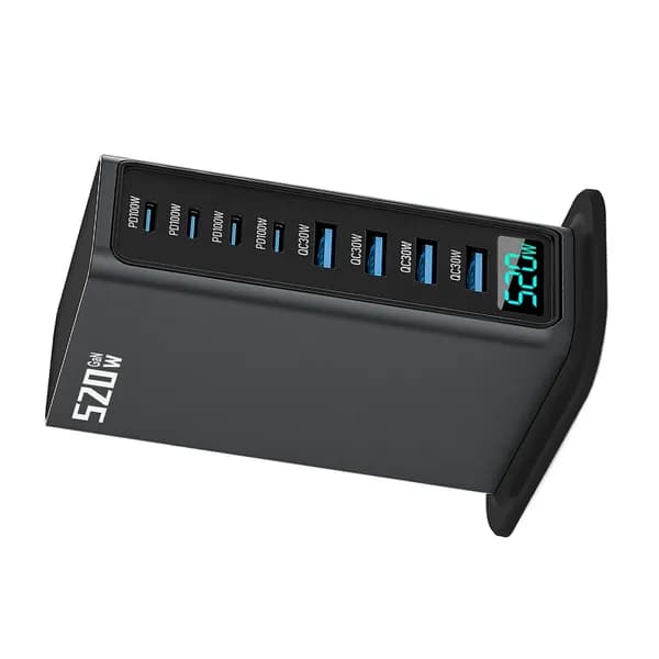 Высокоэтапная станция USB C -станции 520W зарядное устройство для быстрого зарядки