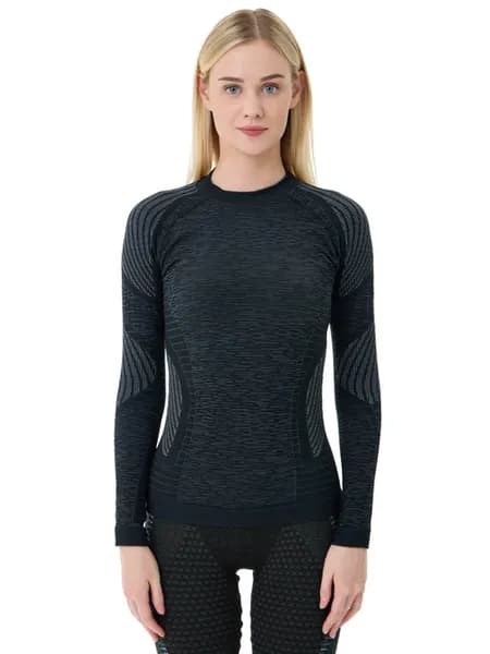 Термобельё верх женское Ergocycle Black Anthracite