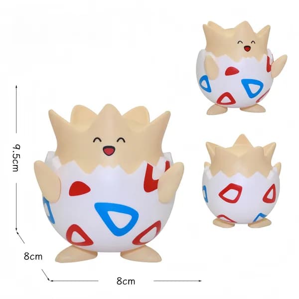 Фигурка Тогепи (Togepi) Покемон, миниатюрная коллекционная модель, автомобильный декор, серия Покемонов