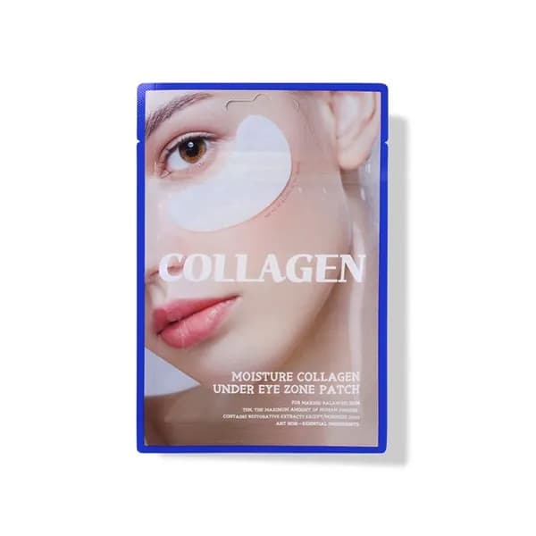 TENZERO MOISTURE COLLAGEN UNDER EYE ZONE PATCH: Увлажняющие гидрогелевые патчи для глаз с коллагеном, 25 г