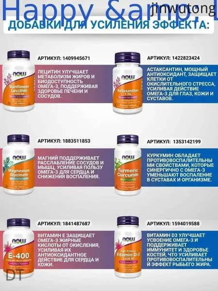 NOW Oмега-3, рыбий жир, 1000 мг, 200 капсул/Omega-3 Fish Oil