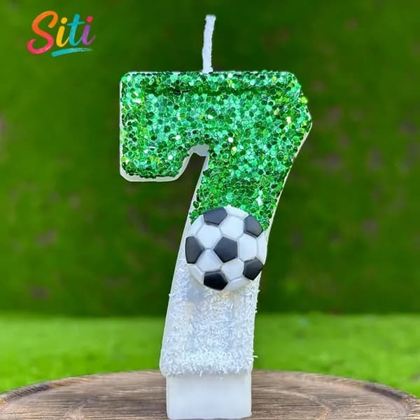 Футбольные свечи для торта