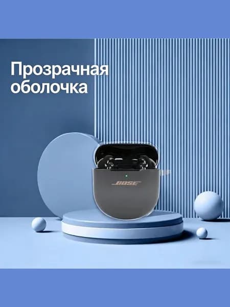 Защитная прозрачная оболочка для модели Bose QuietComfort Ultra Earbuds 2nd Gen