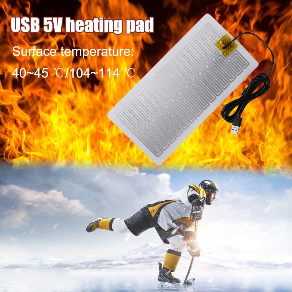 USB-нагреватель 5 В, 21 10 см, углеродное волокно, 40 45 C