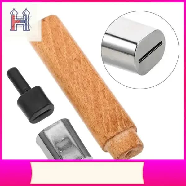 Модульная деревянная ручка для замены на кухонных инструментах 11.70x2.30x1.80cm