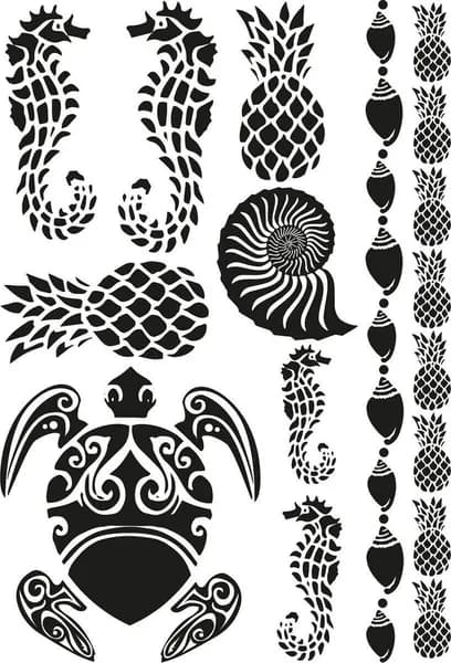 Набор наклеек Herma Tattoo Classic Карибы, 15170