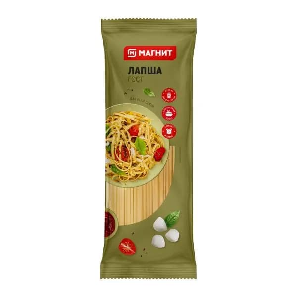 Макароны Лапша Магнит 450г в ассортименте