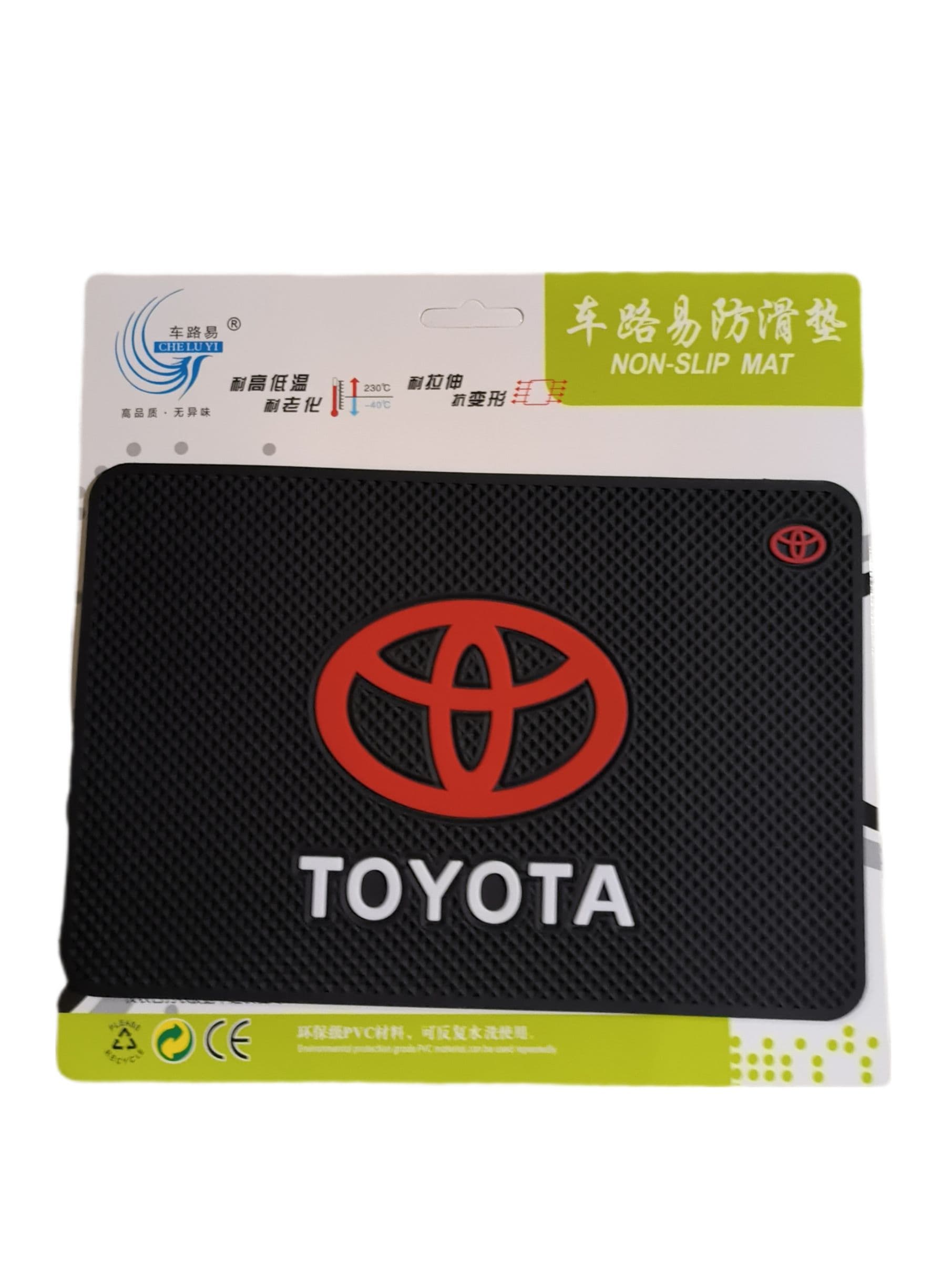 Коврик на панель авто, 13х20см, TOYOTA, для телефона, очков, ключей, противоскользящий