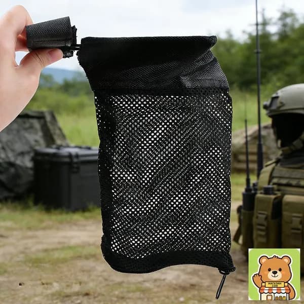 Сумка для сбора гильз от винтовки AR, тактическая сетчатая сумка для сбора гильз для активного отдыха.