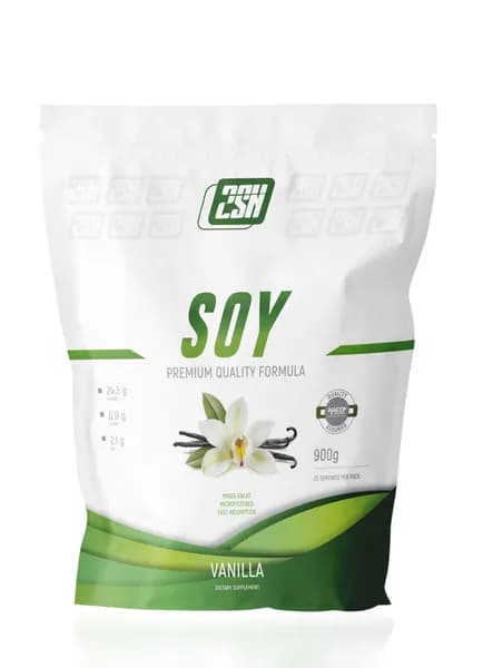 Соевый протеин веганский растительный 2SN Soy Protein 900 грамм ваниль