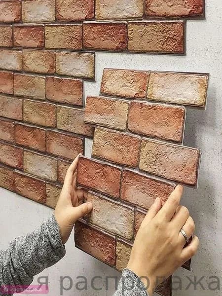 Стеновые панели, ретро-кирпич