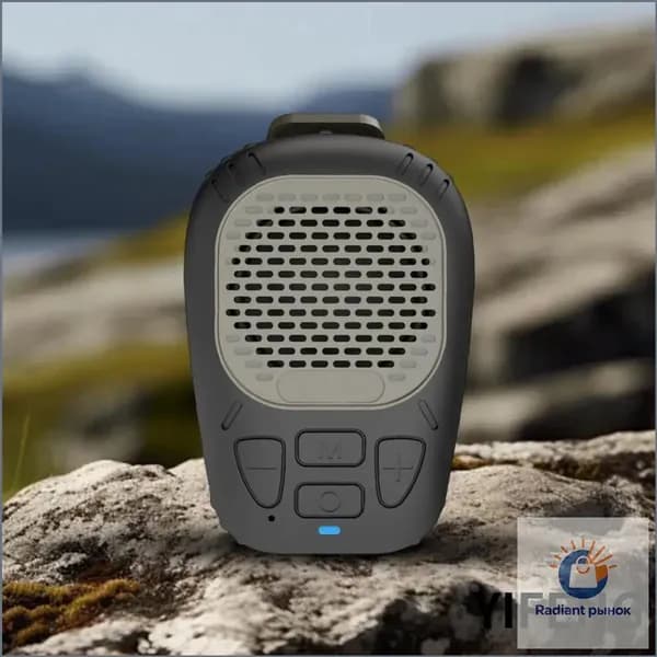 Носимый Bluetooth-совместимый магнитный беспроводной динамик с зажимом и микрофоном