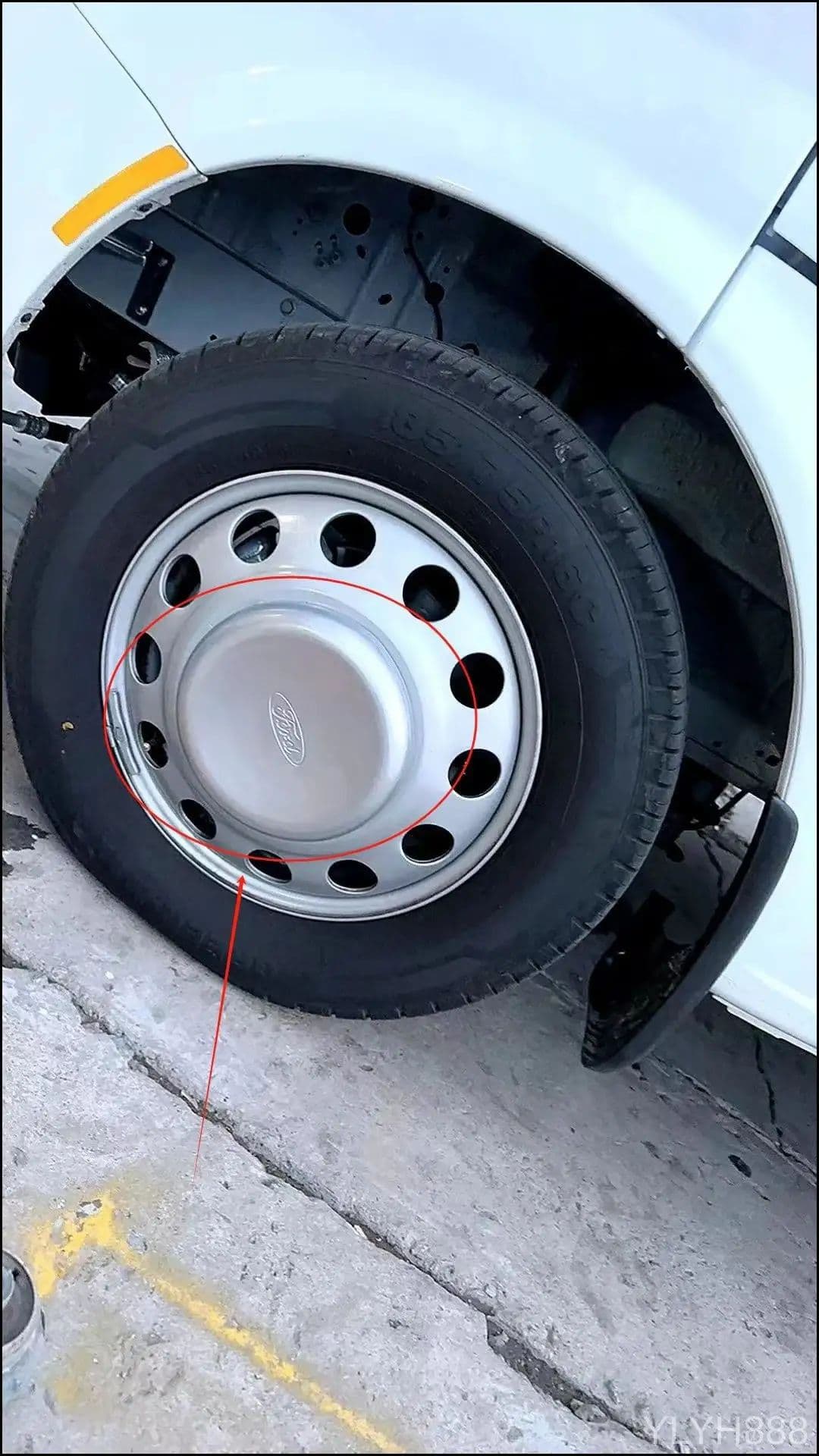 Колпаки на колеса, 1", 1 шт.