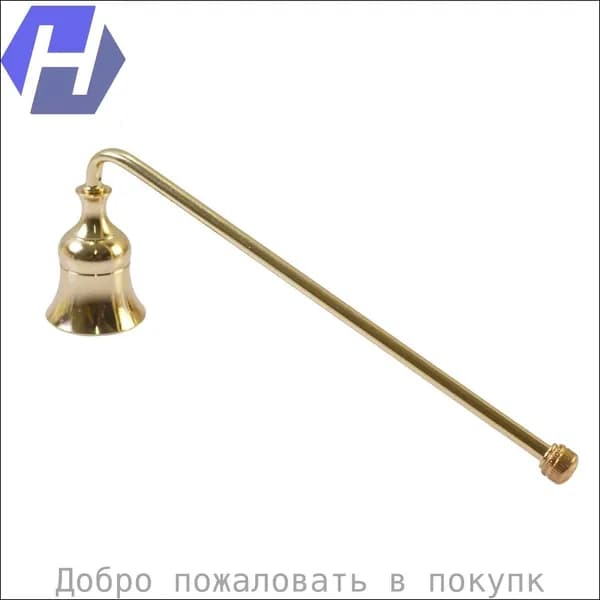 feipengГаситель для свечей 23см/19см металл черный золото серебро
