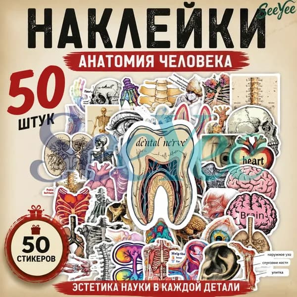 Наклейки, листов: 50