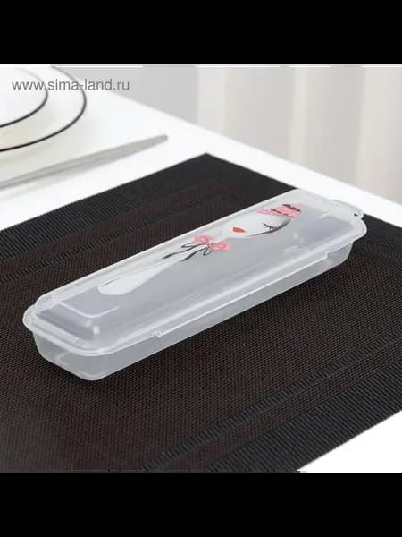 Футляр для столовых приборов 24×7.5×3.8 см