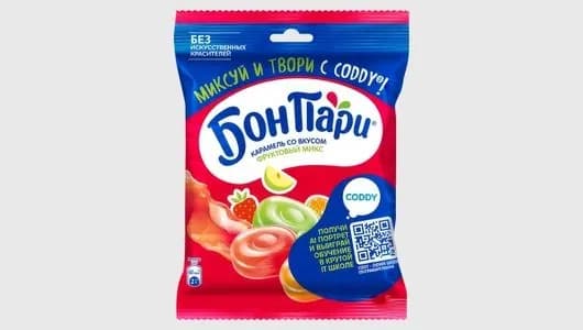 Леденцы Бон Пари Фруктовый Микс 75 г