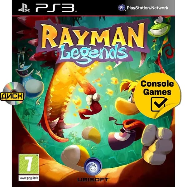 Игра PS3 Rayman Legends (PlayStation 3, Русская версия)