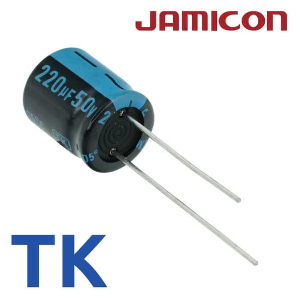 220мкФ 50В / TK / 10x12,5 / 105 С / конденсатор электролитический (4шт)