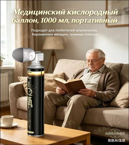 Умный кислородный баллон,вдыхайте перед выпуском кислорода 1шт,1 бутылка крепче, чем 5 бутылок обычного