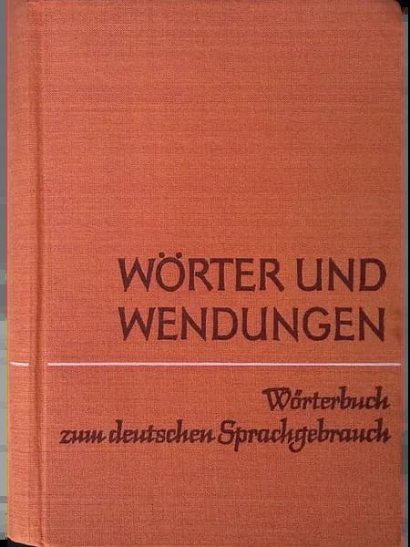 Worter und Wendungen Worterbuch zum deutschen