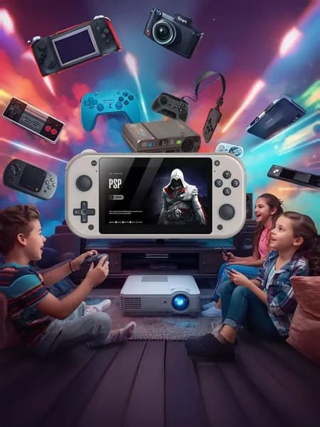 Новейшая портативная игровая консоль М17 с 20000+ бесплатных игр